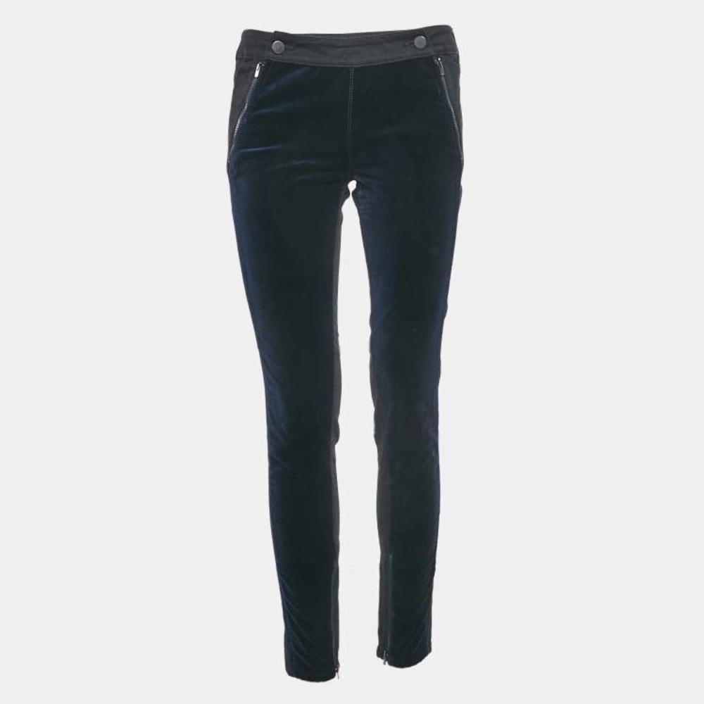 STELLA McCARTNEY Velvet / Denim Skinny Jeans